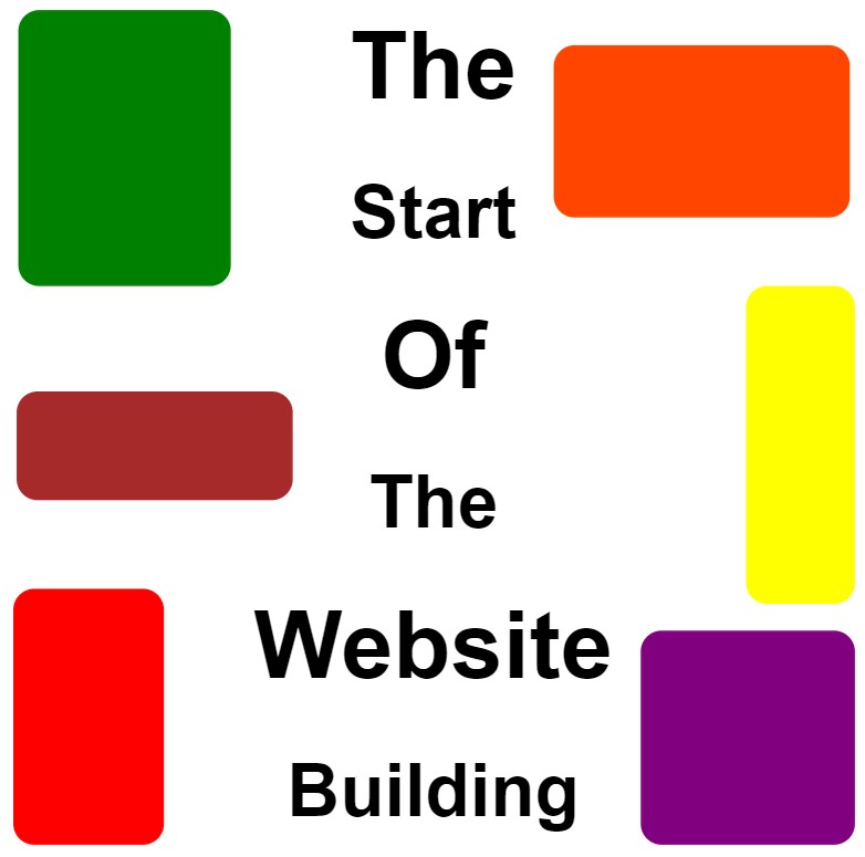 The start of the website building
