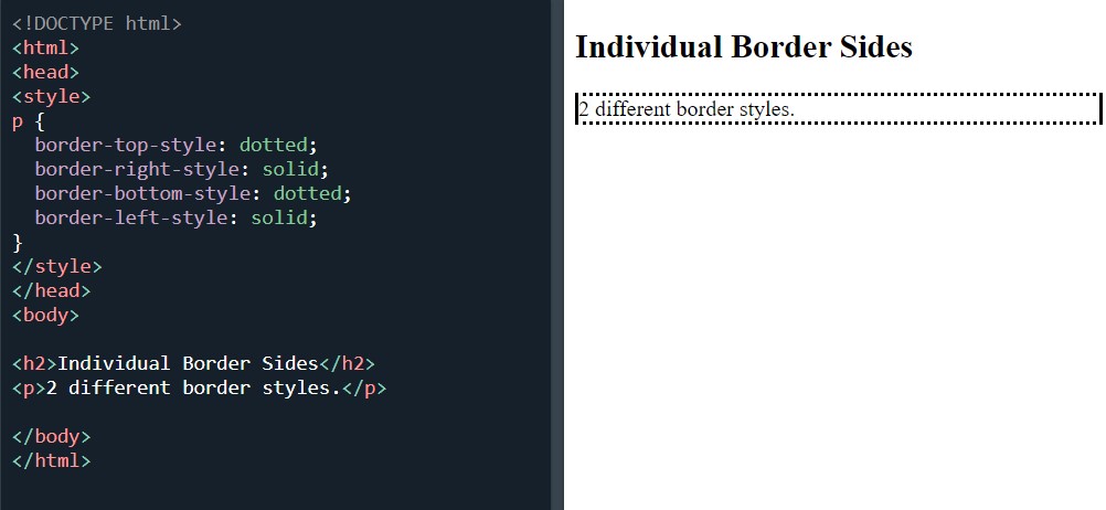 CSS border-width property